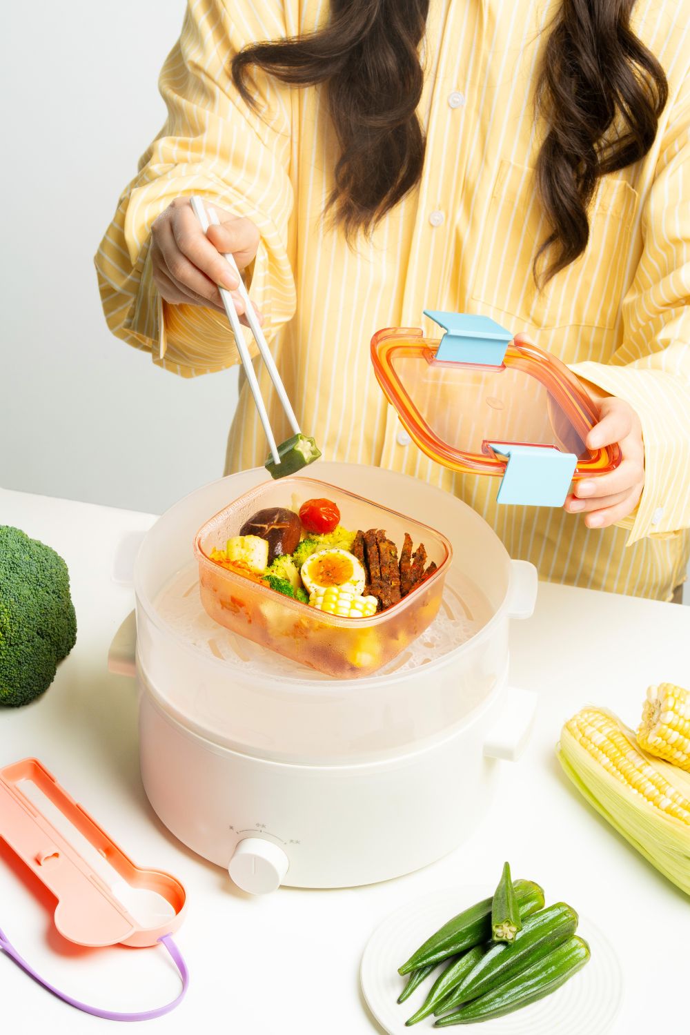 Bento Duo steaming lifestyle